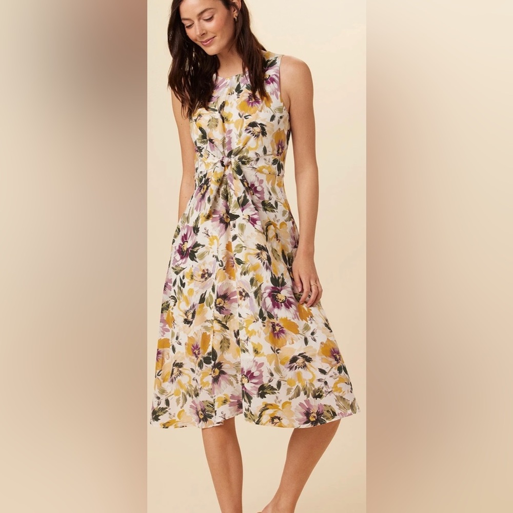 New! Amour Vert Margot Washable Silk Dress size large
